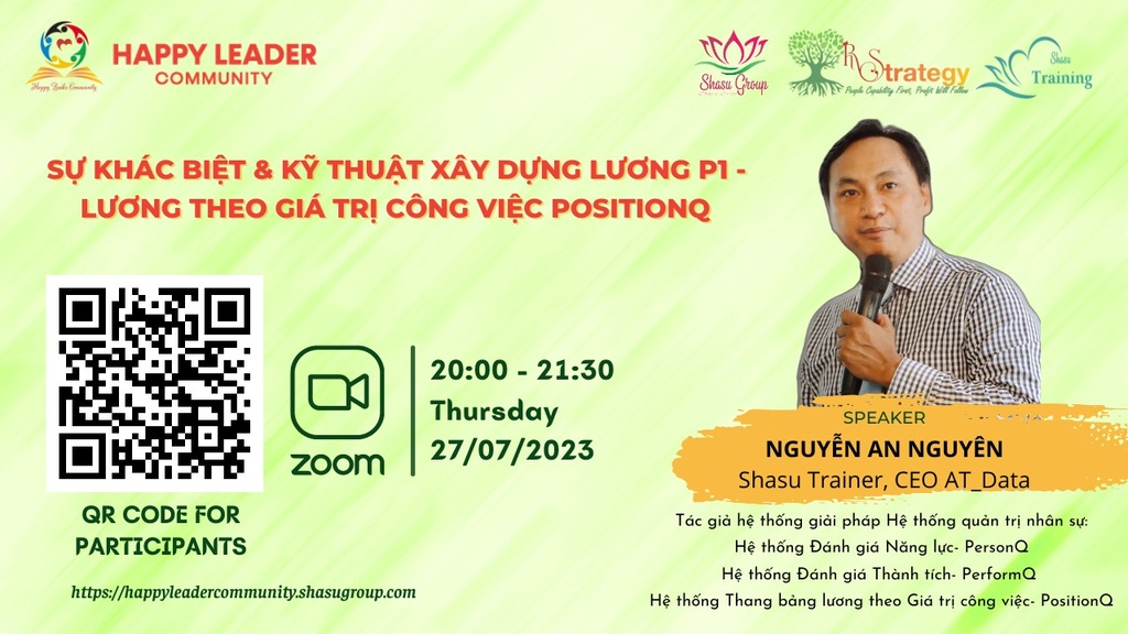 SỰ KHÁC BIỆT & KỸ THUẬT XÂY DỰNG LƯƠNG P1 - LƯƠNG THEO GIÁ TRỊ CÔNG VIỆC POSITIONQ